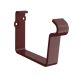 Lindab Rectangular Steel Gutter Fascia Bracket - 140mm Dark Red