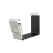 Lindab Rectangular Steel Gutter Union - 140mm Antique White