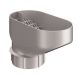 Lindab Steel Drain Trap - 100mm Silver Metallic