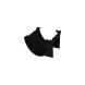 FloPlast Deepflow/ Hi-Cap Gutter Union Bracket - 115mm x 75mm Black