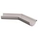 Lindab Steel Gutter External Angle 135 - 100mm Silver Metallic