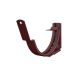 Lindab Steel Gutter Adjustable Fascia Bracket - 100mm Dark Red