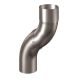 Lindab Magestic Steel One-Piece Downpipe Offset - 100mm Galvanised