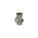 FloPlast Ring Seal Soil Access Pipe Single Socket - 110mm Grey