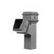 Cast Iron Square Downpipe Branch - 112.5 Degree x 100mm Primed