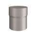 Lindab Steel Downpipe Connector - 120mm Silver Metallic