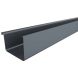 Galeco Square Steel Gutter - 125mm x 3mtr Graphite