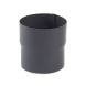 Galeco Steel Downpipe Connector - 87mm Graphite Grey