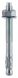 8mm x 50mm - Throughbolt Masonry Anchor - BZP - Pack of 25