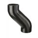 Push Fit Cast Iron Soil Offset Bend - 130mm Projection x 100mm
