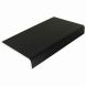 454mm Black Ash Woodgrain Fascia Capping Board Box End - 9mm x 1.25mtr
