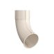 Lindab Steel Downpipe Shoe - 75mm Antique White