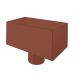 Lindab Steel Regular Water Hopper - 75mm Tile Red