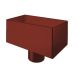 Lindab Steel Regular Water Hopper - 87mm Dark Red