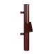 Lindab Steel Vandal Reinforced Pipe with Leaf Trap - 102mm x 0.85mtr Dark Red