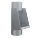 Lindab Steel Vandal Reinforced Leaf Trap - 102mm Silver Metallic
