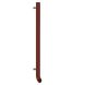Lindab Steel Vandal Reinforced Pipe with Shoe - 102mm x 2mtr Dark Red