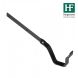 Cast Iron Moulded Ogee Gutter Side Rafter Bracket - 125mm Galvanised Black Painted