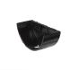 Cast Iron Half Round Gutter External Stopend - 150mm Black