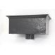 Cast Iron Rectangular Hopper Head Outlet - 355mm for 75mm Downpipe Black