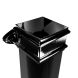 Cast Iron Square Eared Downpipe - 100mm x 1829mm Black