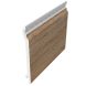 Natura Wood Effect Cladding With V-Groove - 150mm x 5mtr Barnwood Oak - Pack of 4