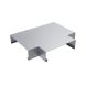 Aluminium Coping T Junction for 141-200mm Wall - 260mm Painted