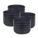 FloPlast Inspection Chamber Riser - 235mm Depth x 450mm Diameter - Pack of 4