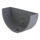 Cast Iron Deep Half Round Gutter External Stopend - 100mm Primed