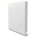 405mm White Bullnose Fascia Board - 18mm x 1.25mtr