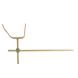 Cast Iron Moulded Ogee Gutter Rise & Fall Bracket - 125mm Galvanised