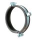 Cast Iron Soil Zinc Plated Rubber Lined Bismat Bracket - 70mm