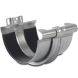 Galeco Steel Gutter Union with Bracket - 150mm Galvanised