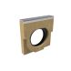 Channel Drainage Polymer Concrete End Cap Outlet for Male End