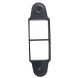 FloPlast Square Downpipe Spacer Bracket - 8mm Black