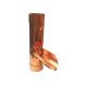 Copper Large Round Downpipe Water Diverter - 100mm