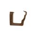 FloPlast Ogee Gutter Fascia Bracket - 110mm x 80mm Brown
