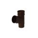 FloPlast Mini Gutter Downpipe Branch - 67.5 Degree x 50mm Brown