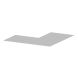 Aluminium Soffit Flat External 90 Degree Corner - 100mm x 2mm White (9016 Matt)