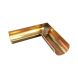 Copper Large Half Round Gutter Internal Corner - 135 Degree x 165mm
