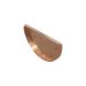 Copper Large Half Round Gutter Stop End - 165mm