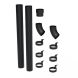Galeco Steel Round Offset Downpipe Kit Black - 87mm Diameter