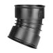 Twinwall Drainage Bend - 11.25 Degree x 300mm Black