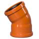 Drainage Bend Double Socket - 45 Degree x 110mm