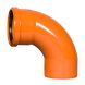 Drainage Bend Single Socket - 87.5 Degree x 110mm