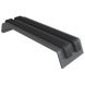 Cast Aluminium Half Round Gutter Union - 114mm Black (9005 Leatherette)