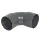 FloPlast Solvent Weld Waste Bend Swept - 92.5 Degree x 32mm Anthracite Grey