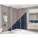 Wetwall Bathroom Wall Panel - Deep Sea Blue / Smoked Rose