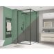 Wetwall Bathroom Wall Panel - Seafoam Green / Battleship Grey