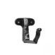 Cast Iron Moulded Ogee Gutter Fascia Bracket - 125mm Black